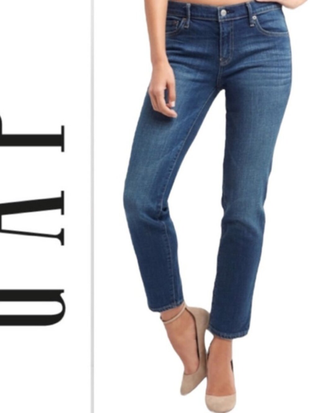 Gap Curvy Straight Spring 2012 Jeans in True Blue Sz 4/27A